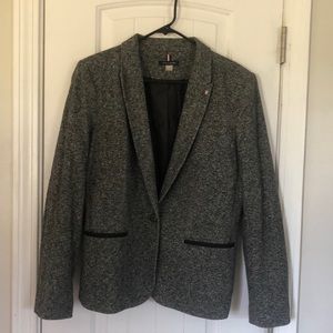 Tommy Hilfiger Knit Blazer with Elbow Patches